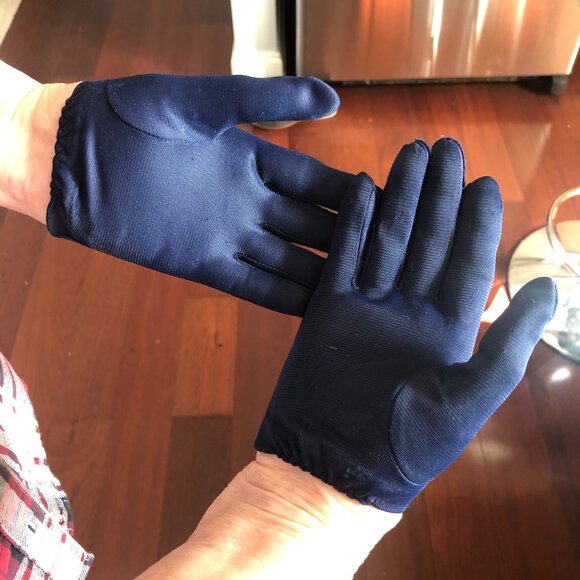 VINTAGE NAVY GLOVES - Picture 3 of 3